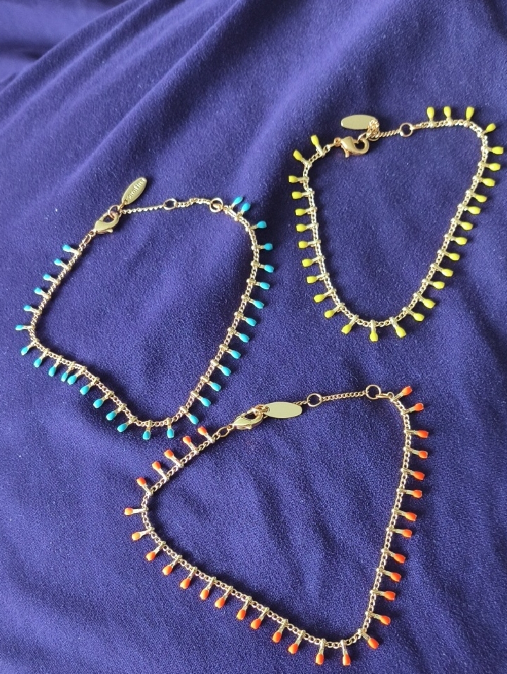 Lot Of 3 Serefina Fringe Bracelets - Picture 6 of 6